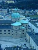 5 Salzburg - pohad z pevnosti na Katedrlu