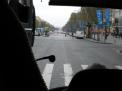 Champs- Elyse z okna autobusu 1